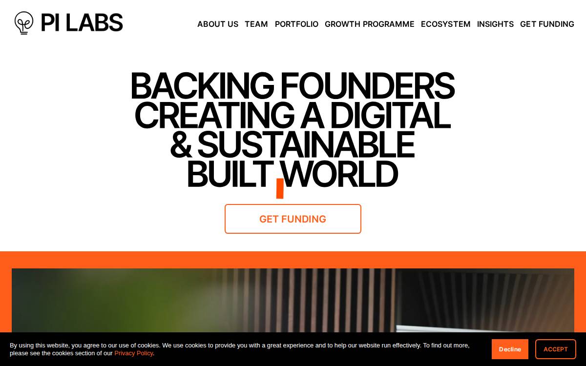 PI LABS website preview