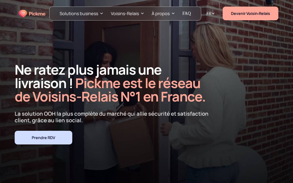 Pickme website preview