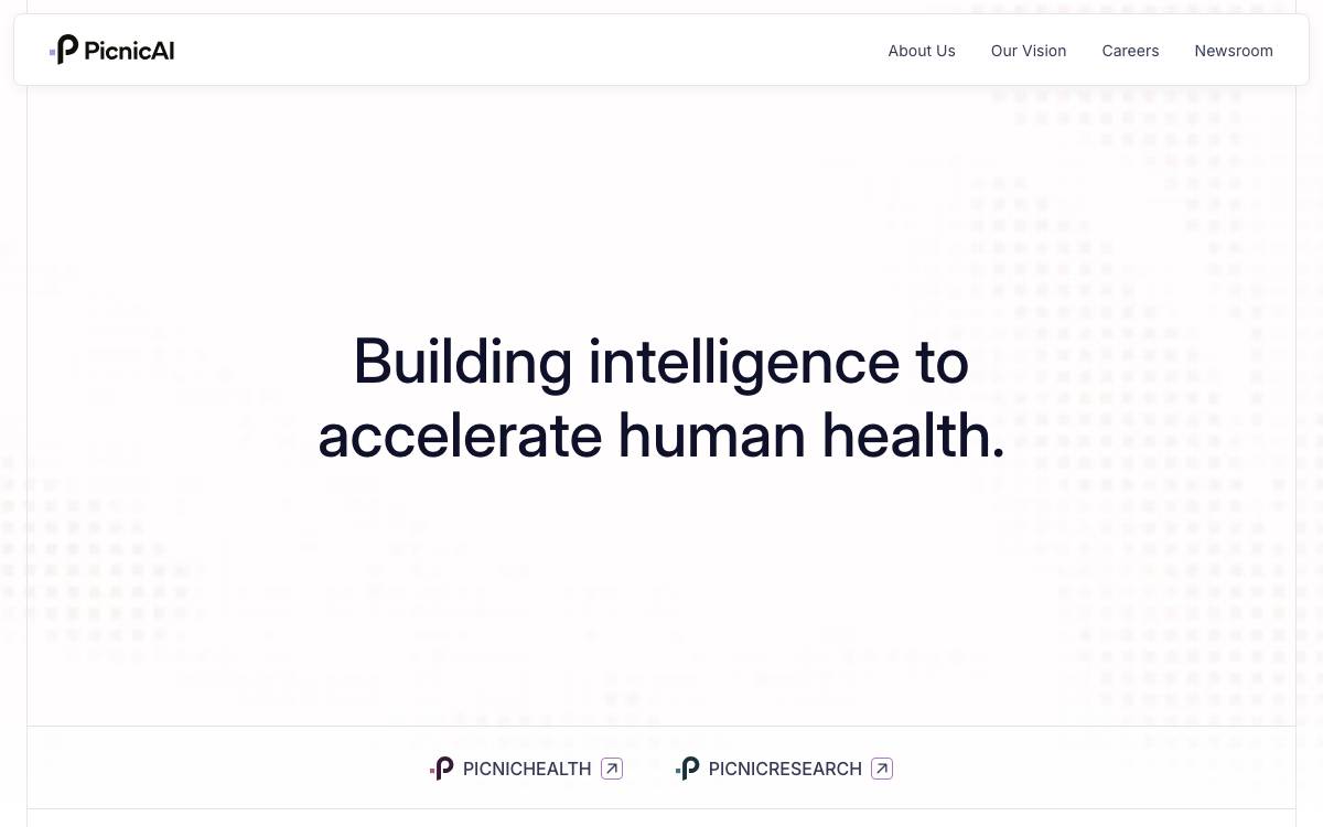 PicnicAI website preview