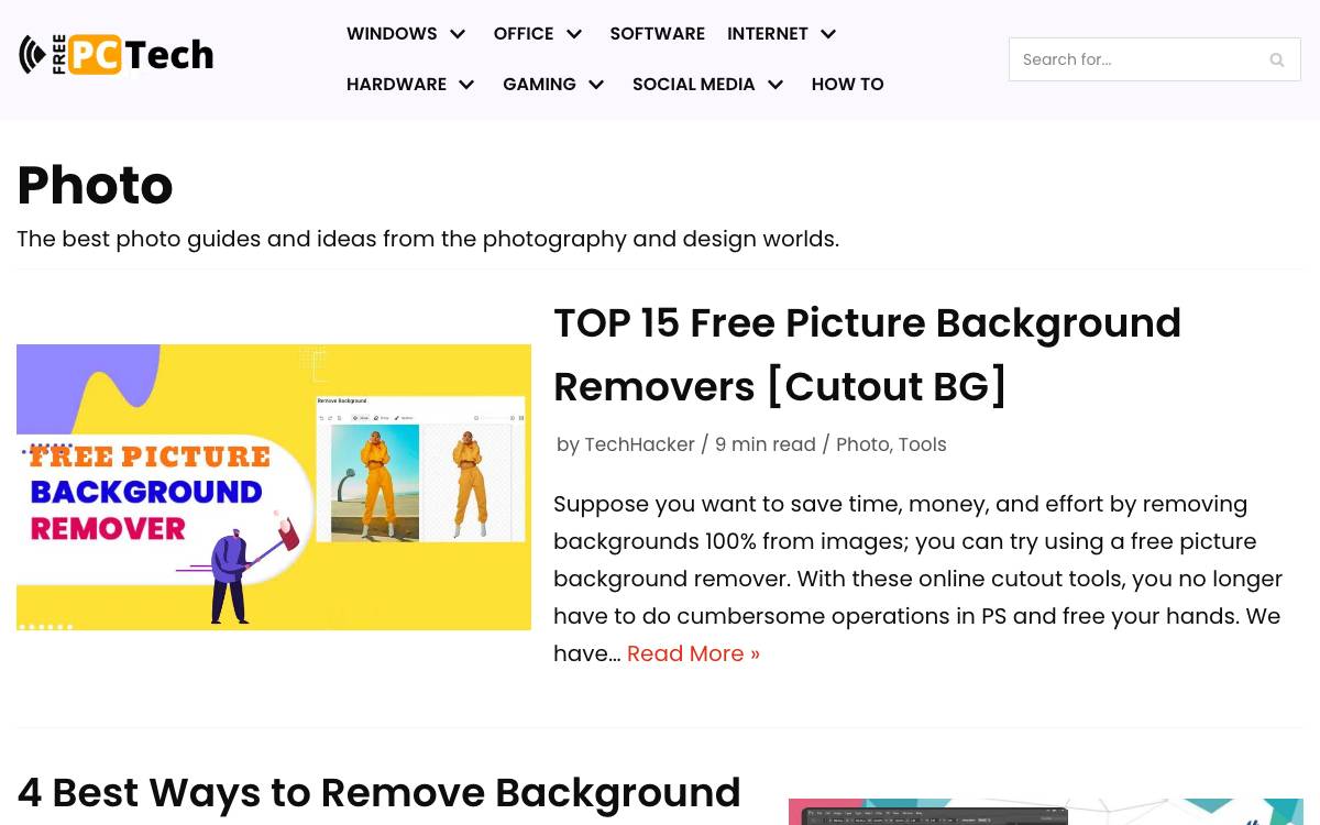 Picplum website preview