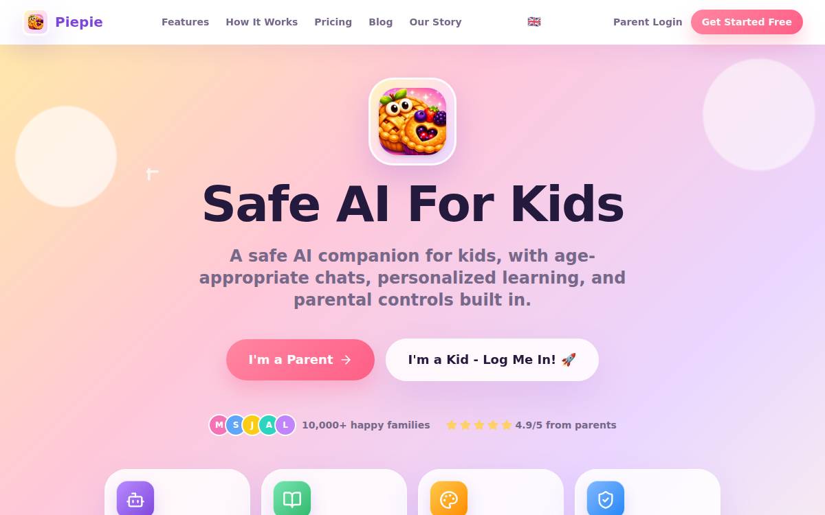 PIEPIE.AI website preview
