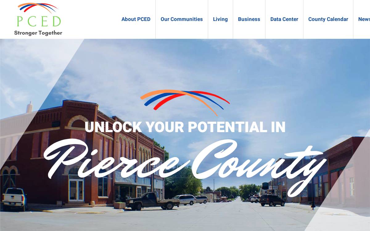 Pierce County Economic Development website preview