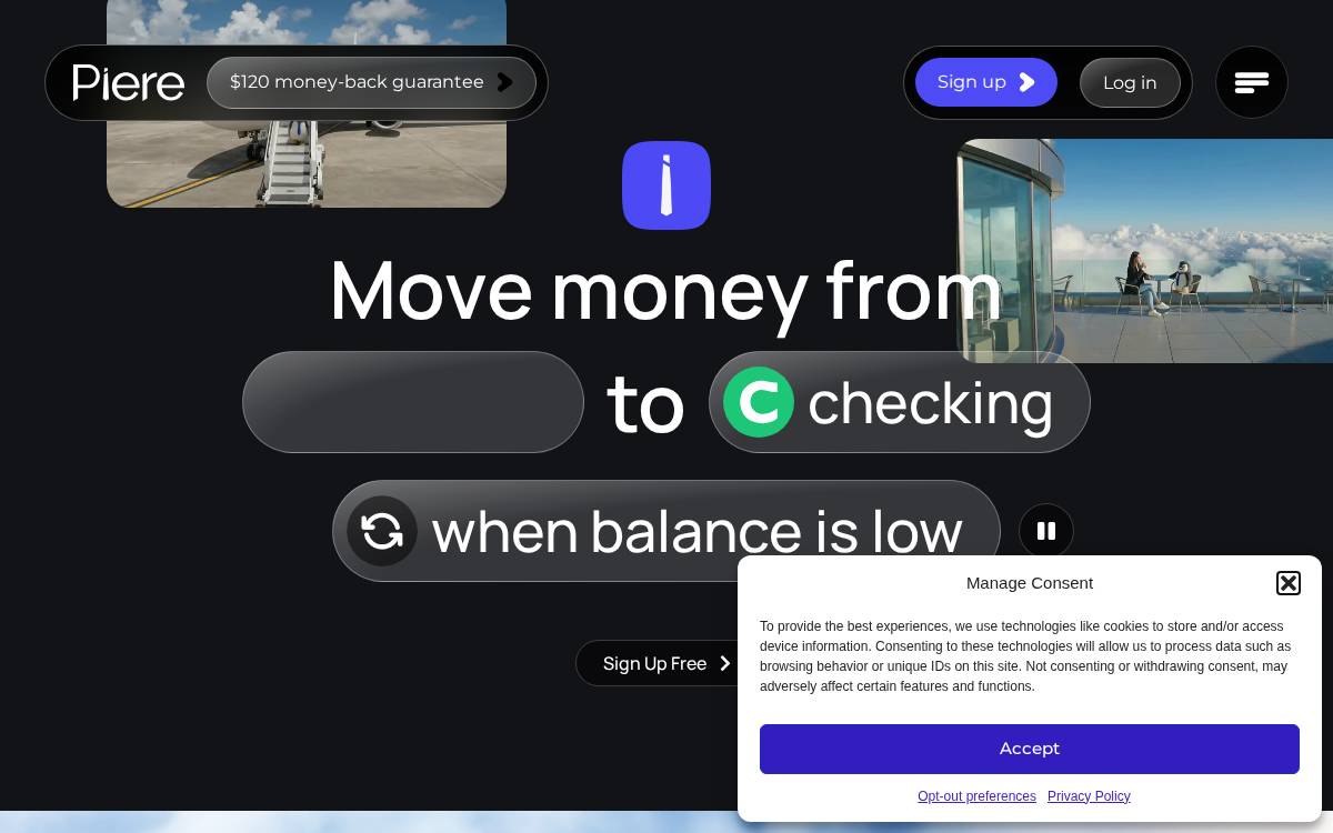 Piere website preview