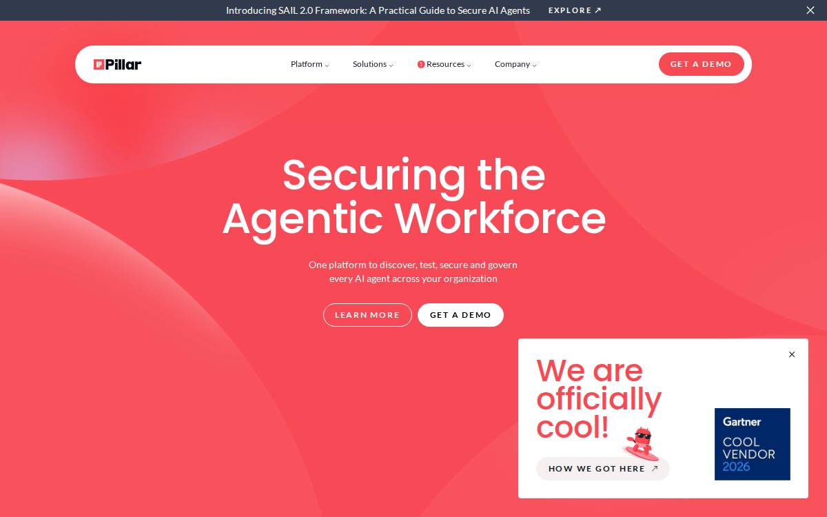 Pillar website preview