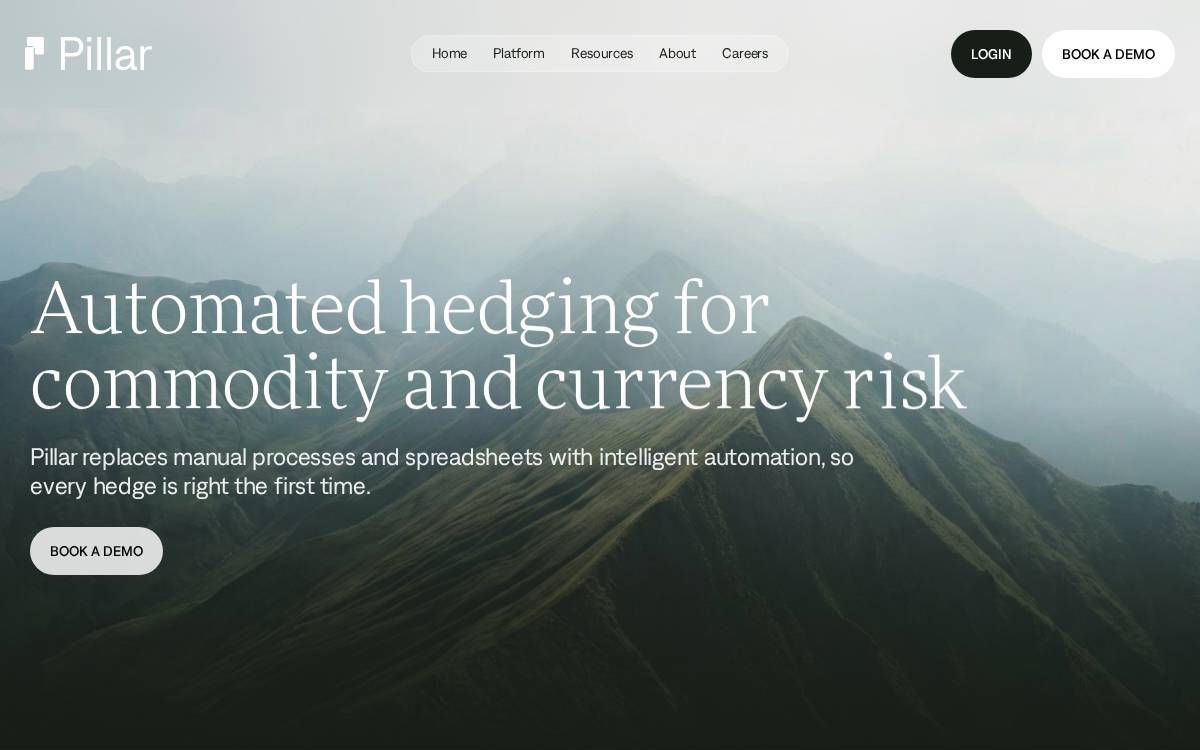 Pillarhq website preview