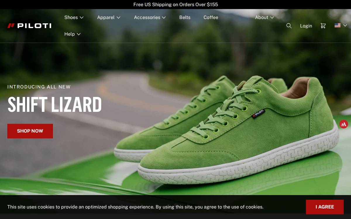 Piloti website preview