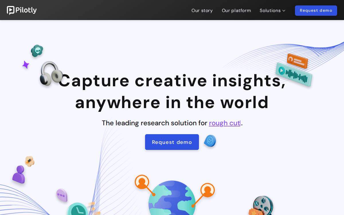Pilotly website preview