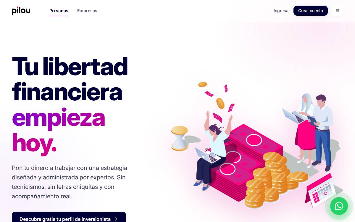 Pilou website preview