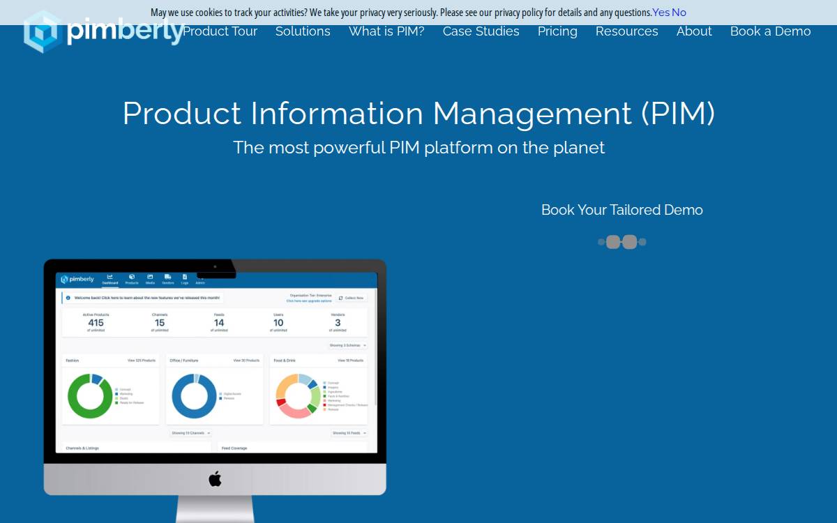 Pimberly website preview