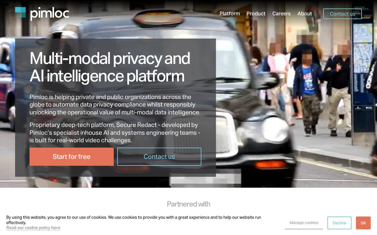 Pimloc website preview