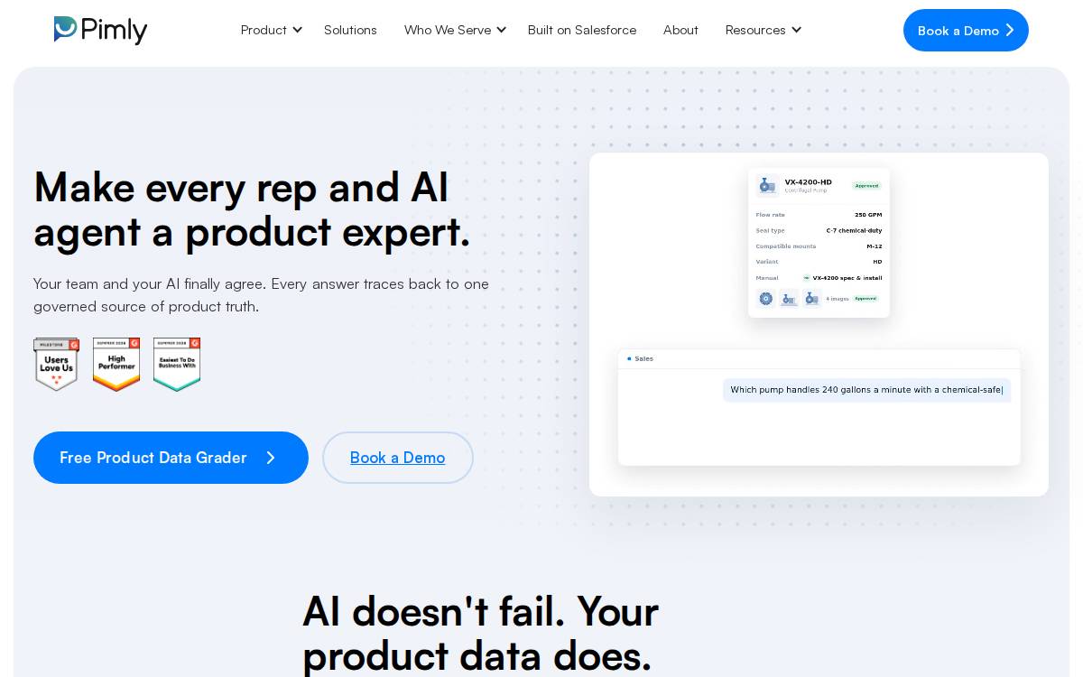 Pimly website preview