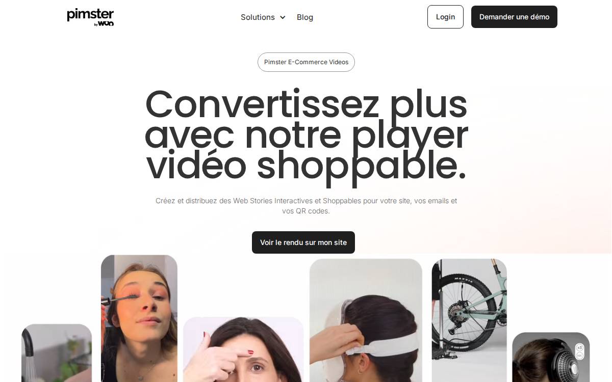 Pimster website preview