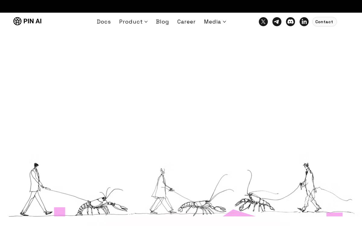 Pin AI website preview