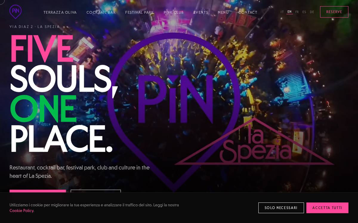 PIN La Spezia website preview