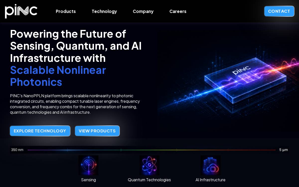 PINC website preview