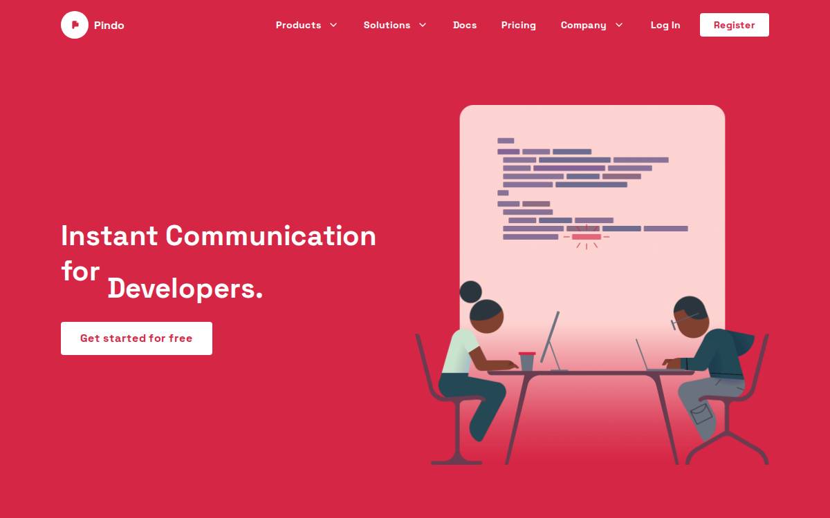 Pindo website preview