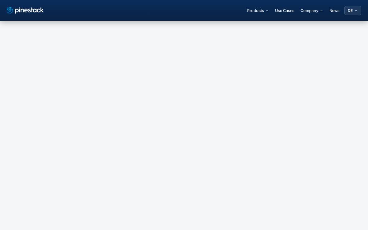 Pinestack website preview