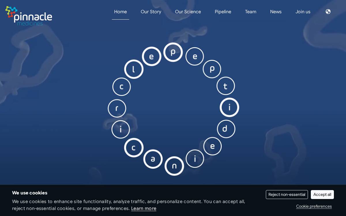 Pinnacle Medicines website preview