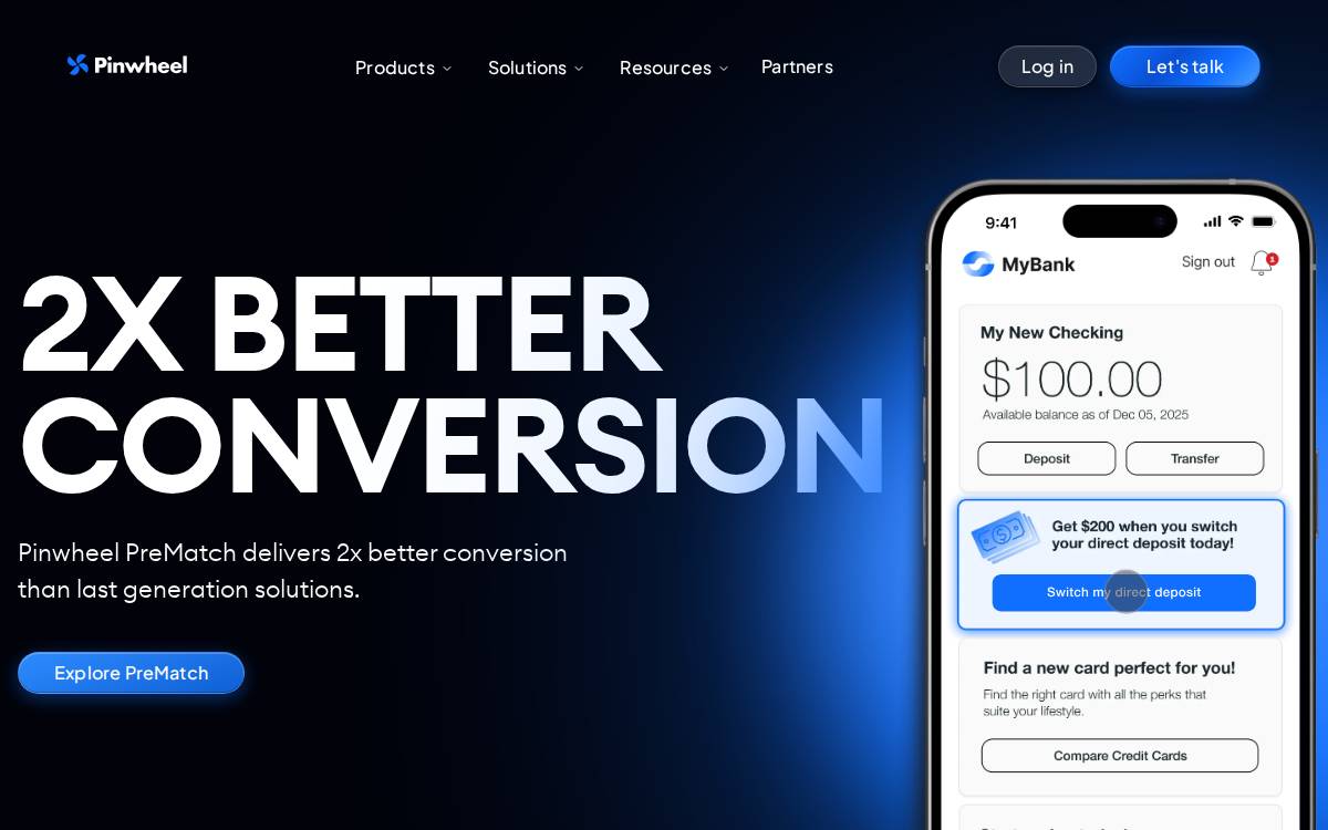 Pinwheel website preview