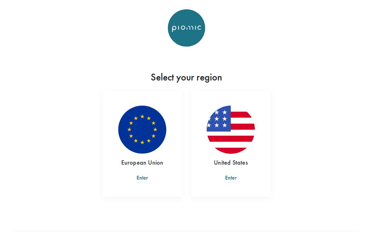 Piomic website preview