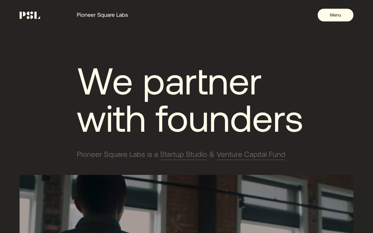 Pioneer Square Labs website preview