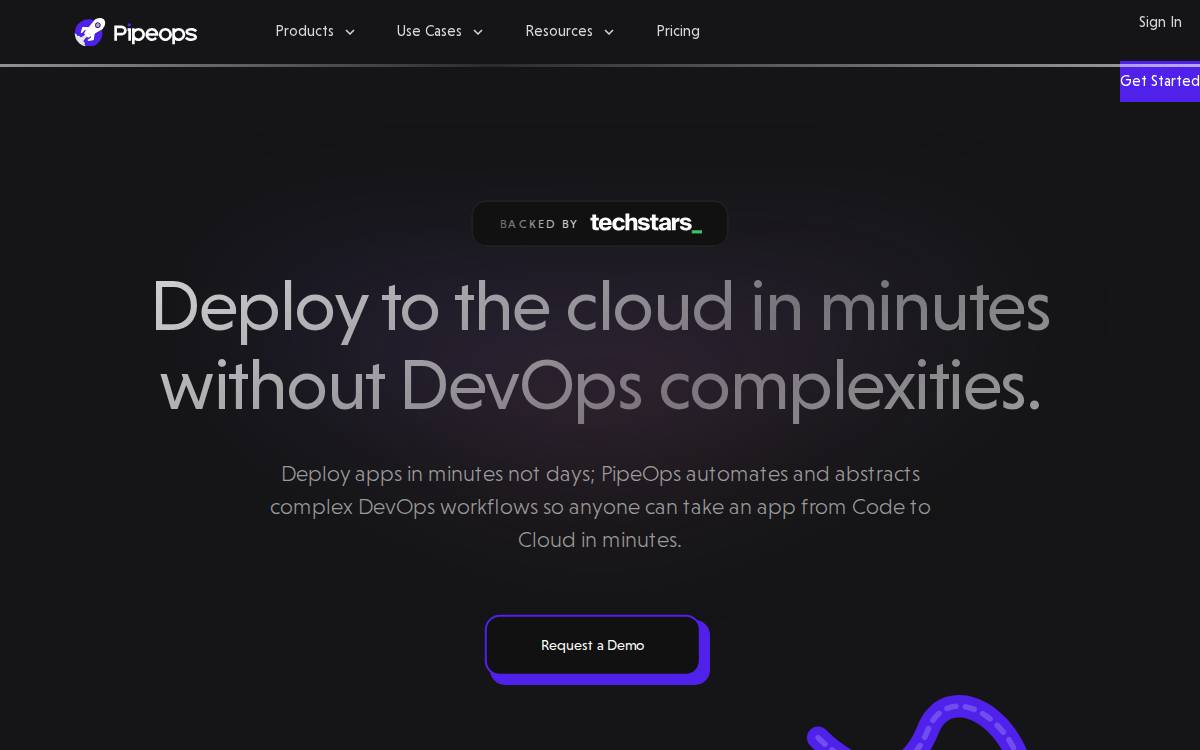 PipeOps website preview