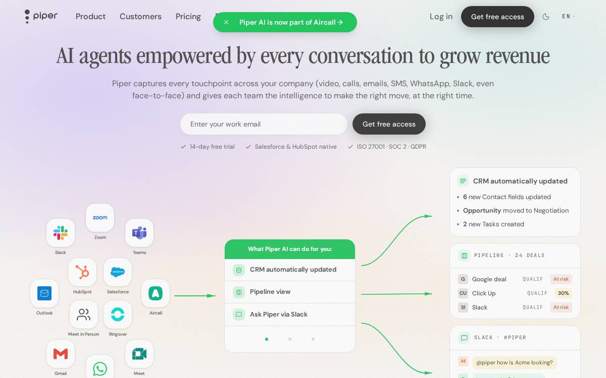 Piperai website preview