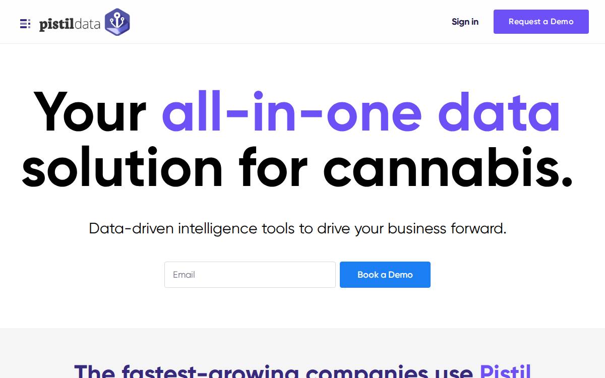 Pistil website preview