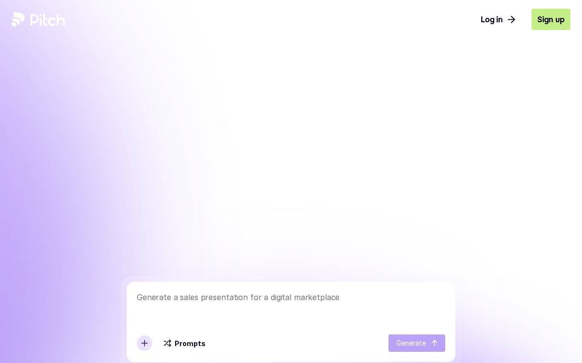 Pitch website preview