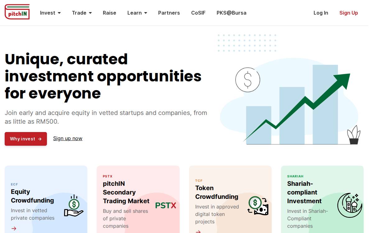 pitchIN website preview