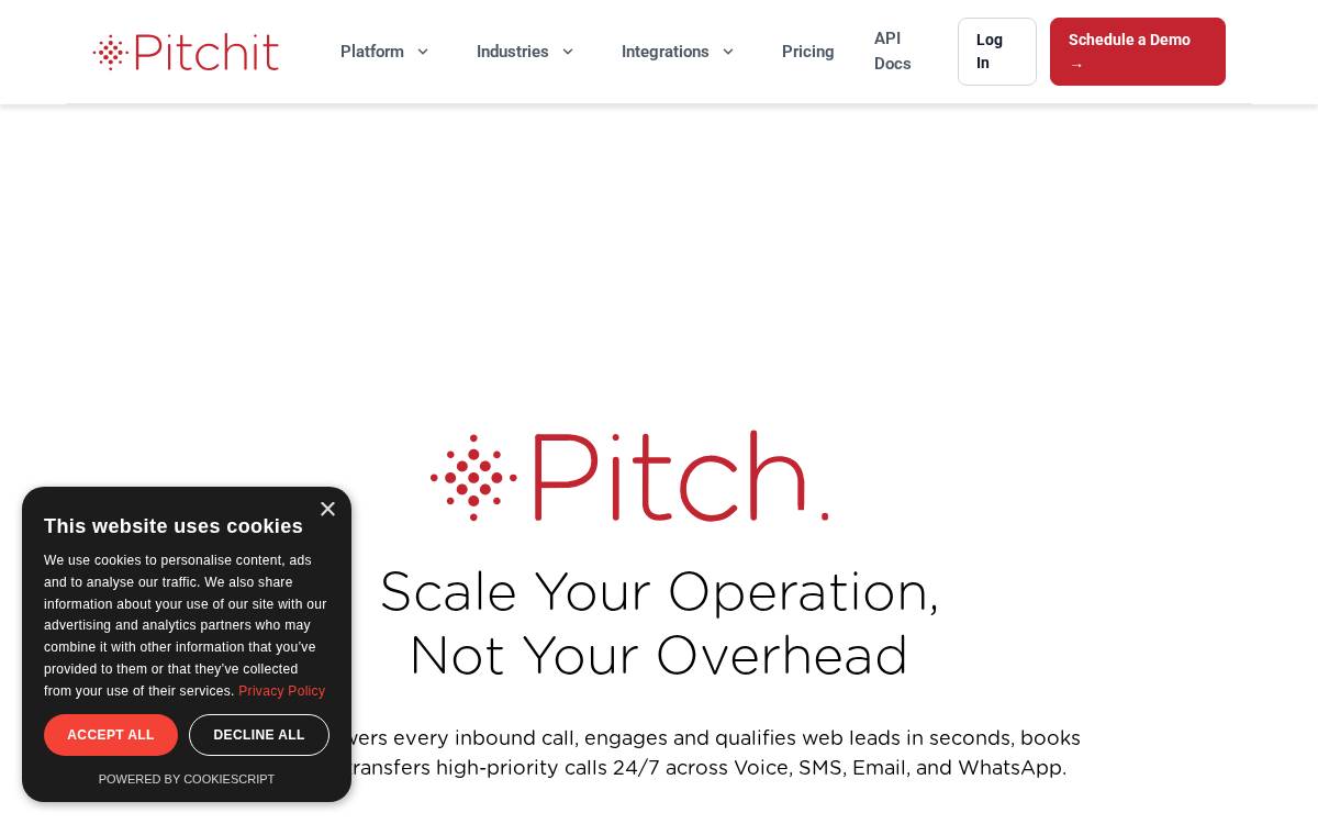 Pitchit website preview
