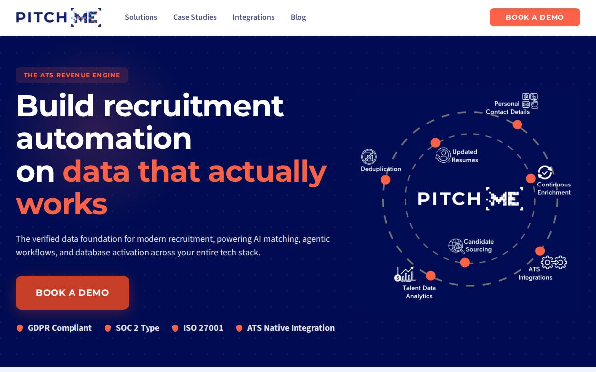 PitchMe website preview