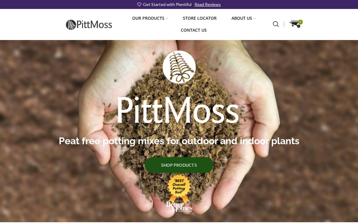PittMoss website preview