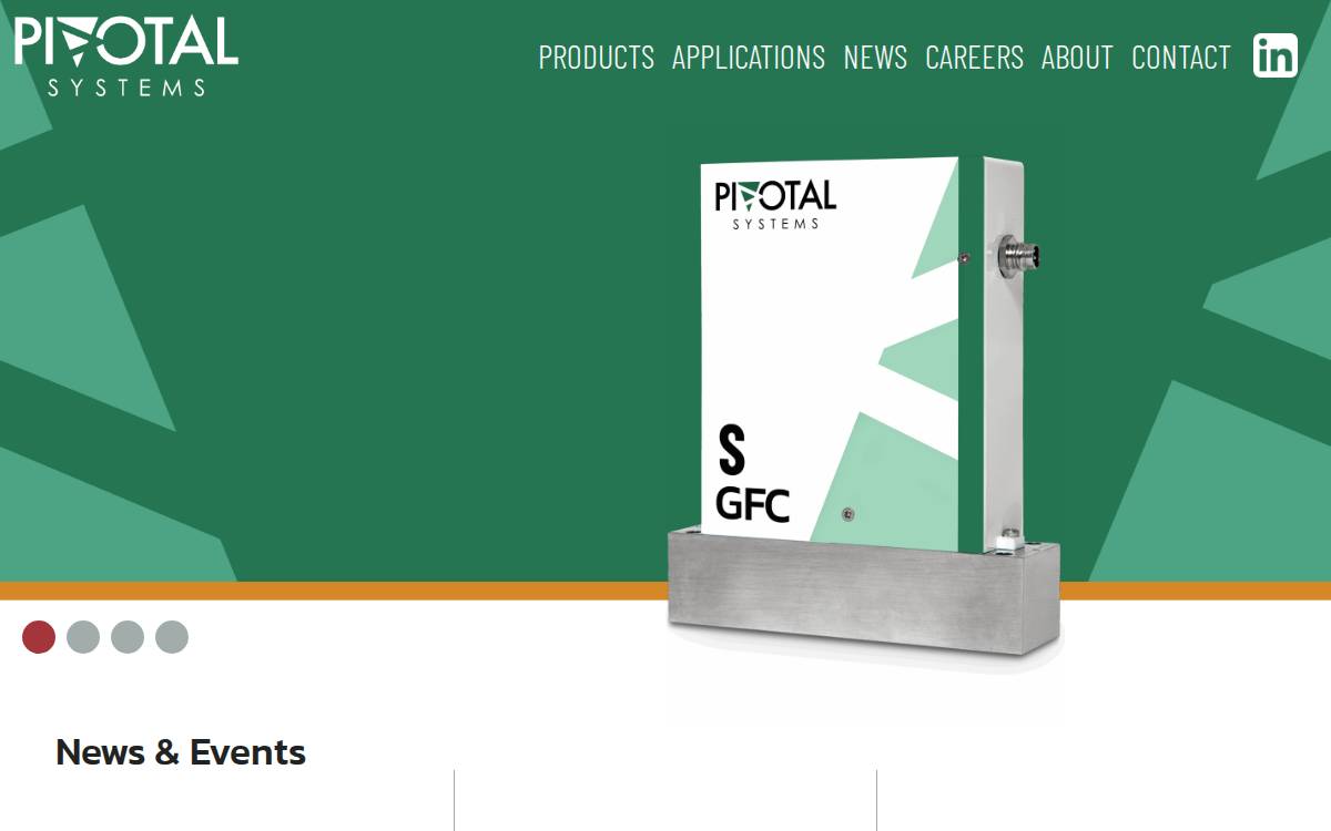 Pivotal Systems website preview