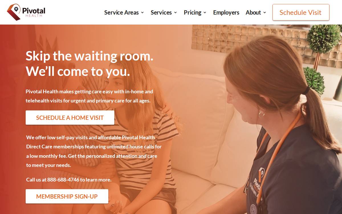 Pivotal Health website preview