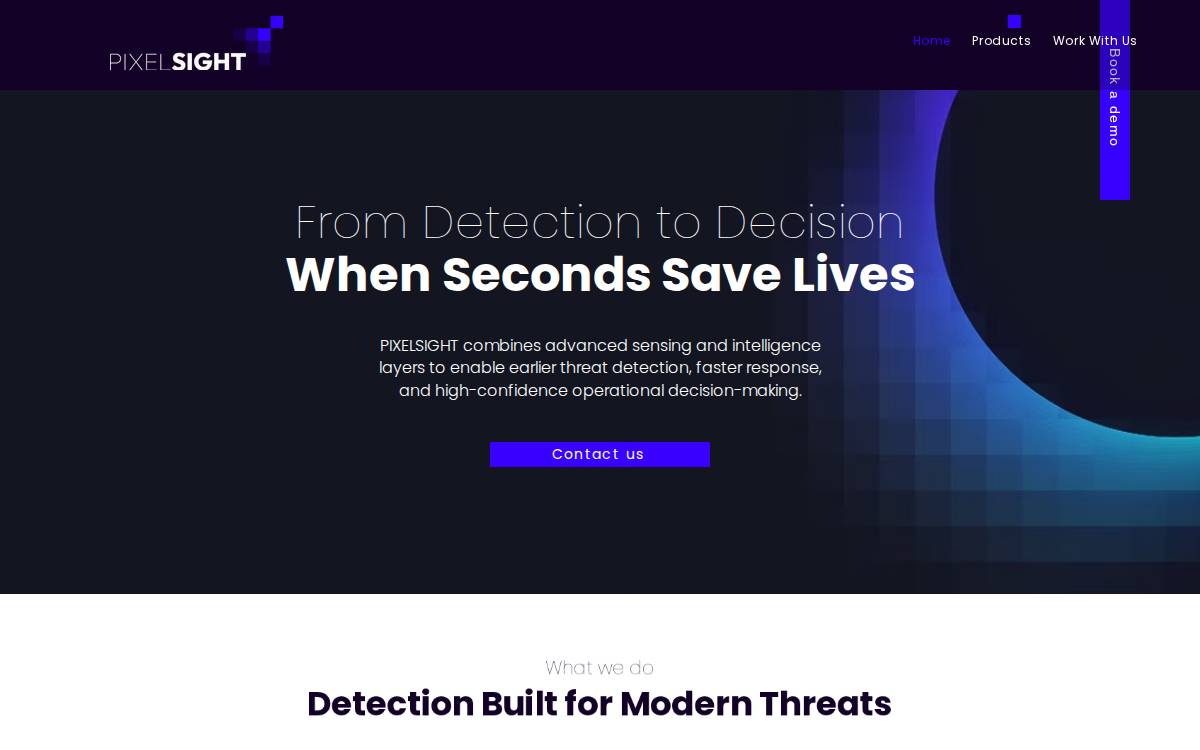 Pixel Sight website preview