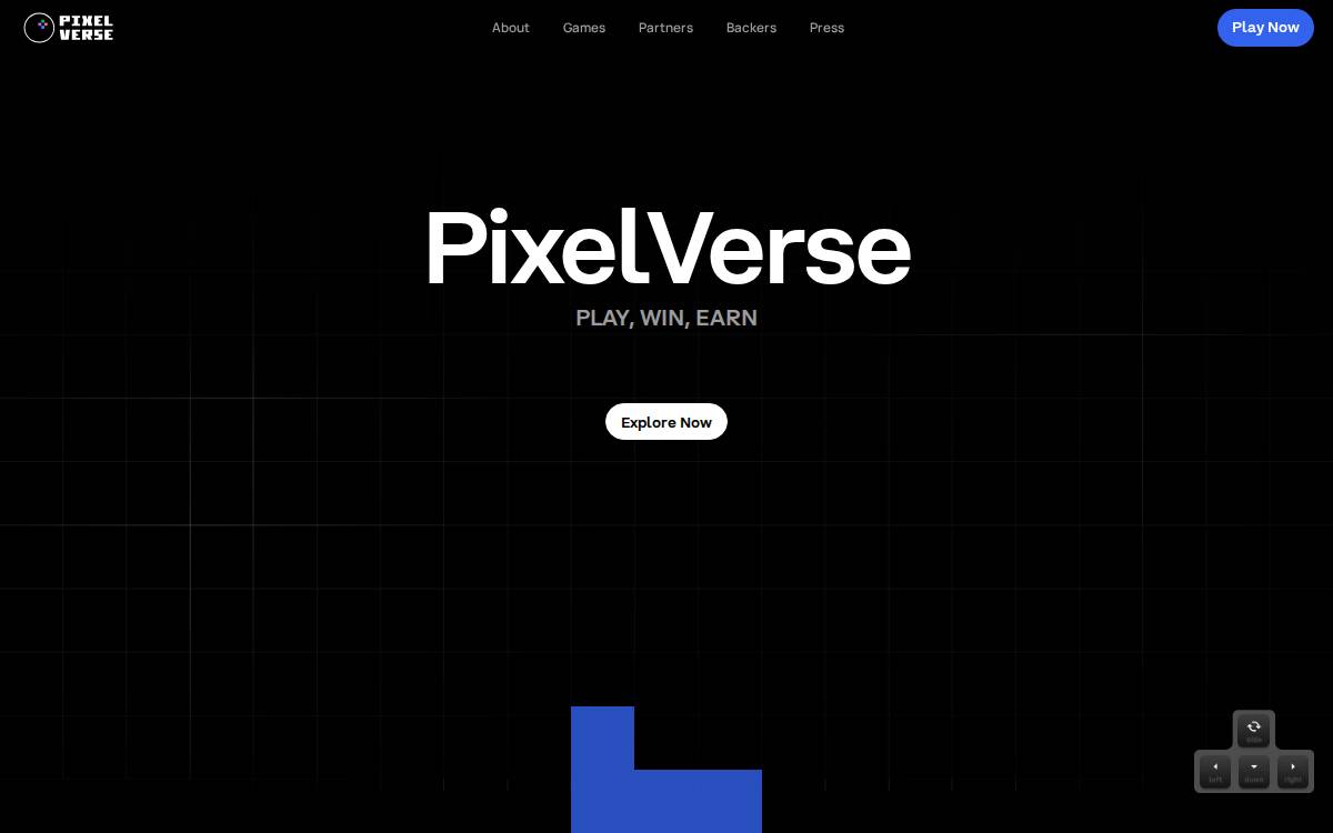 Pixelverse website preview
