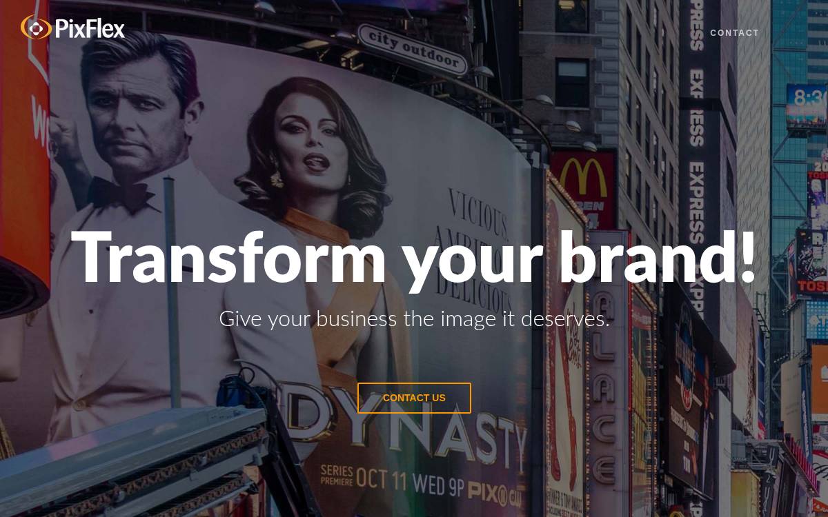 PixFlex Media website preview
