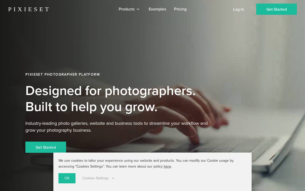 Pixieset website preview
