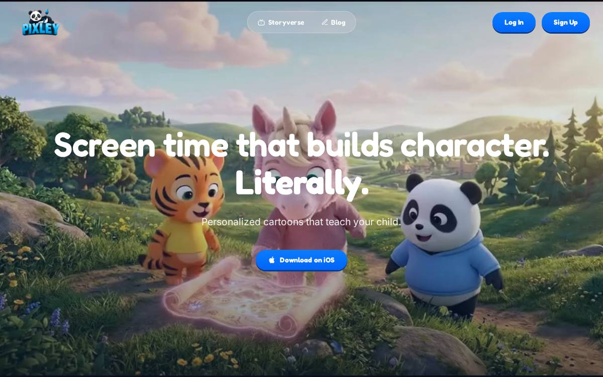 Pixley AI website preview