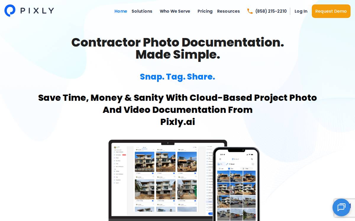 Pixly website preview