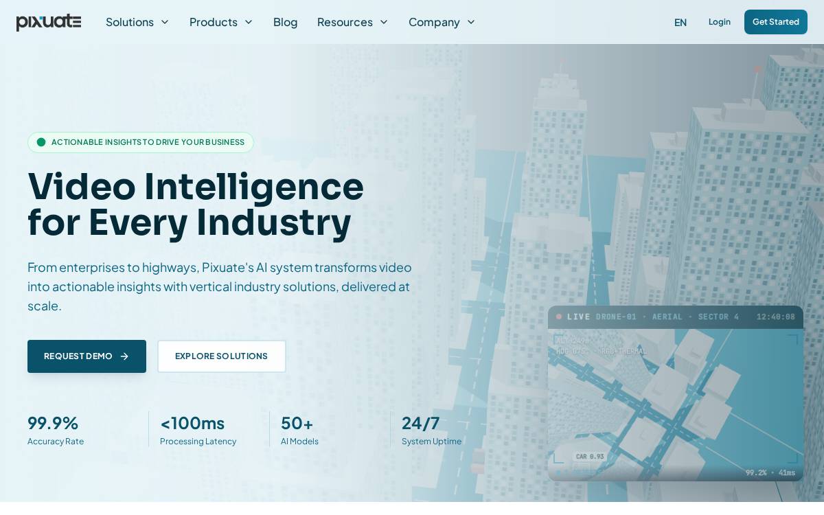 Pixuate website preview