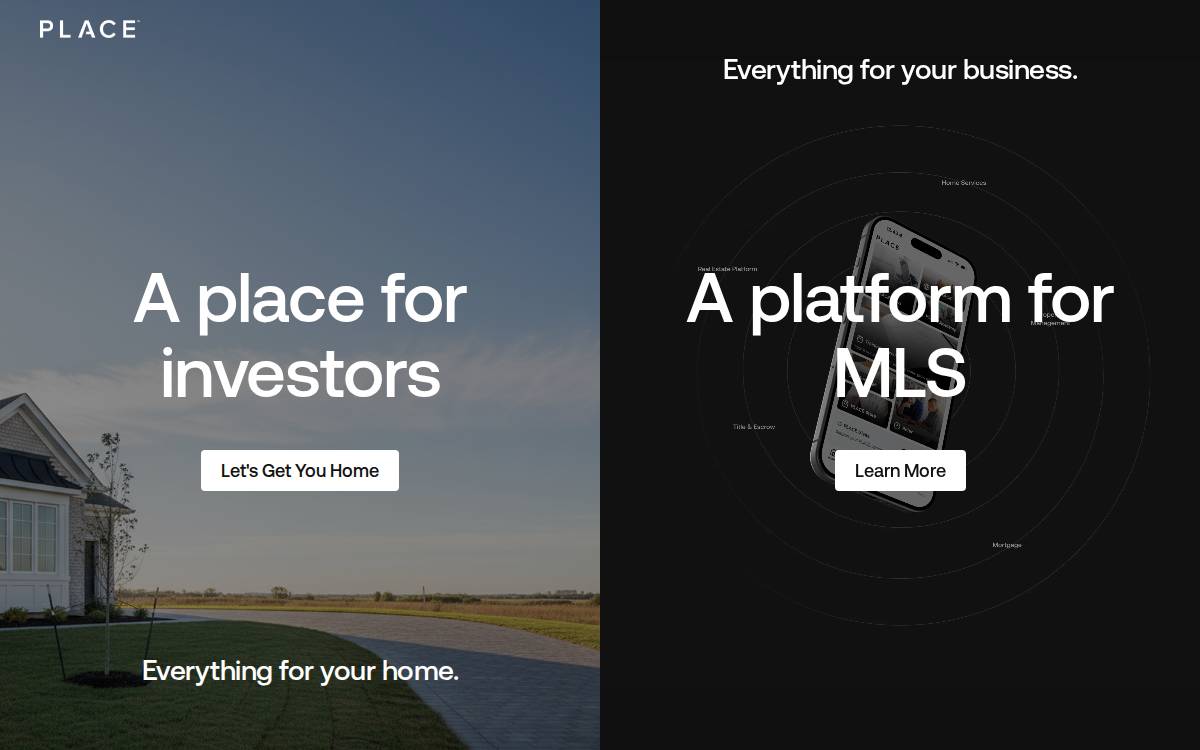PLACE website preview