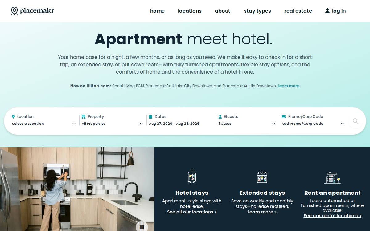 Placemakr website preview