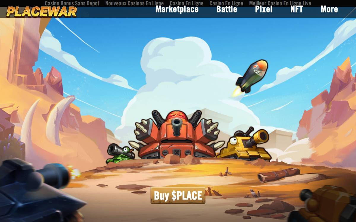 Placewar website preview