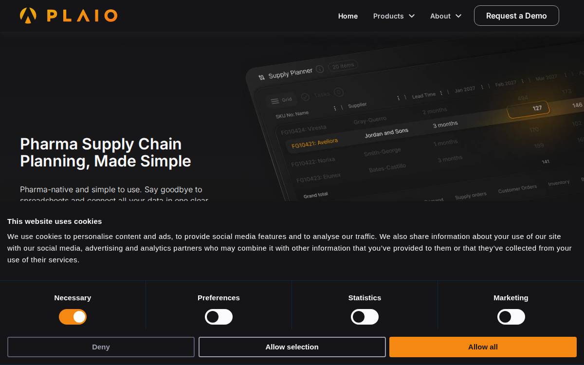 Plaio website preview