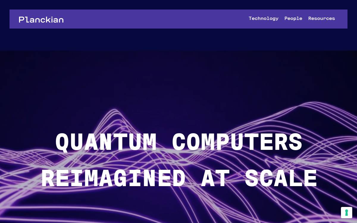 Planckian website preview