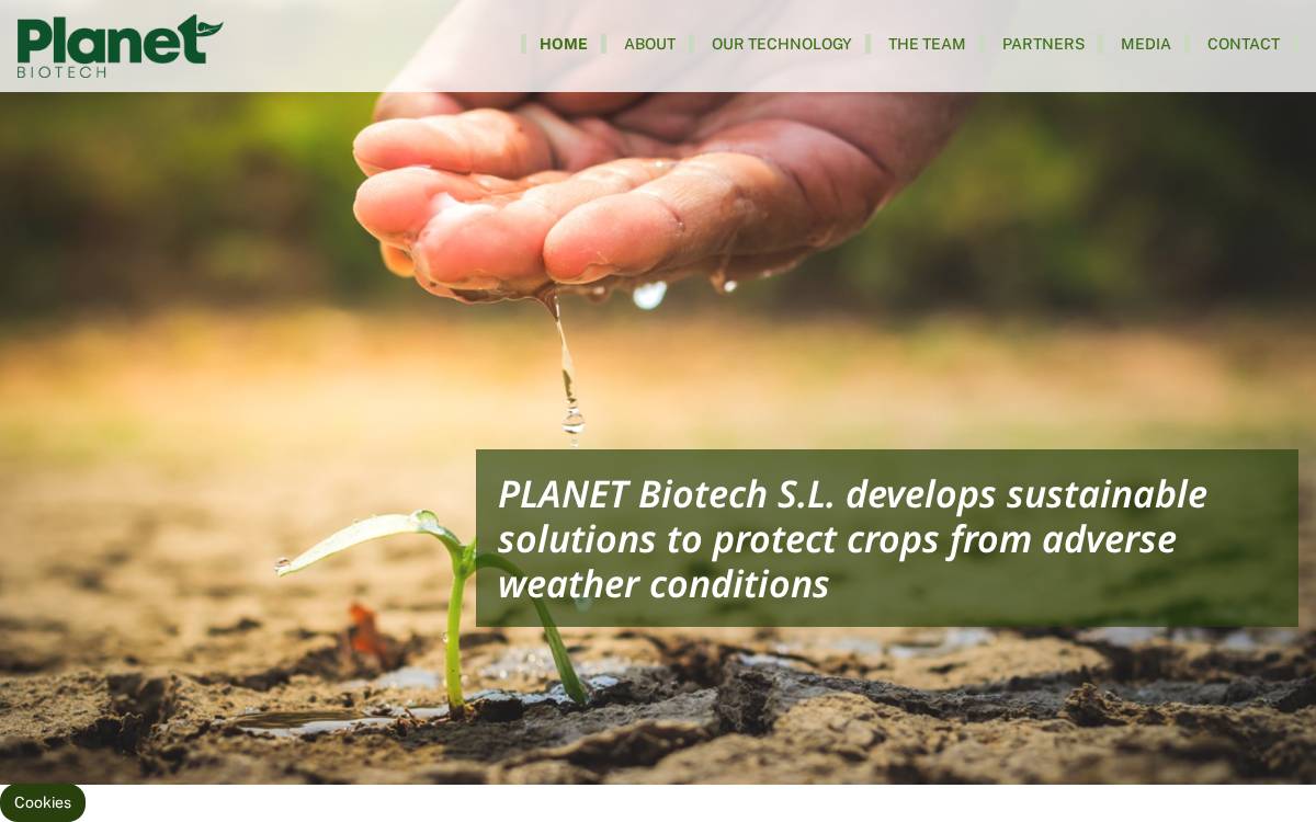 Planet Biotech website preview