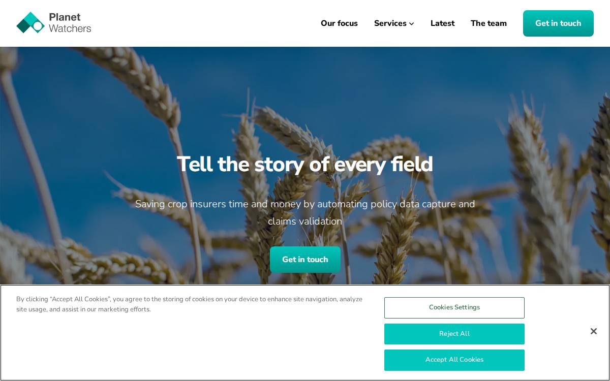 Planet Watchers website preview