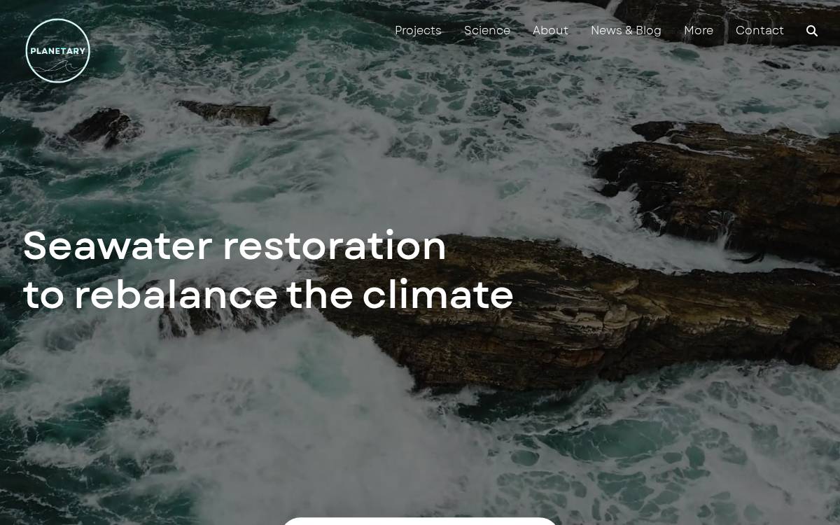 Planetary website preview